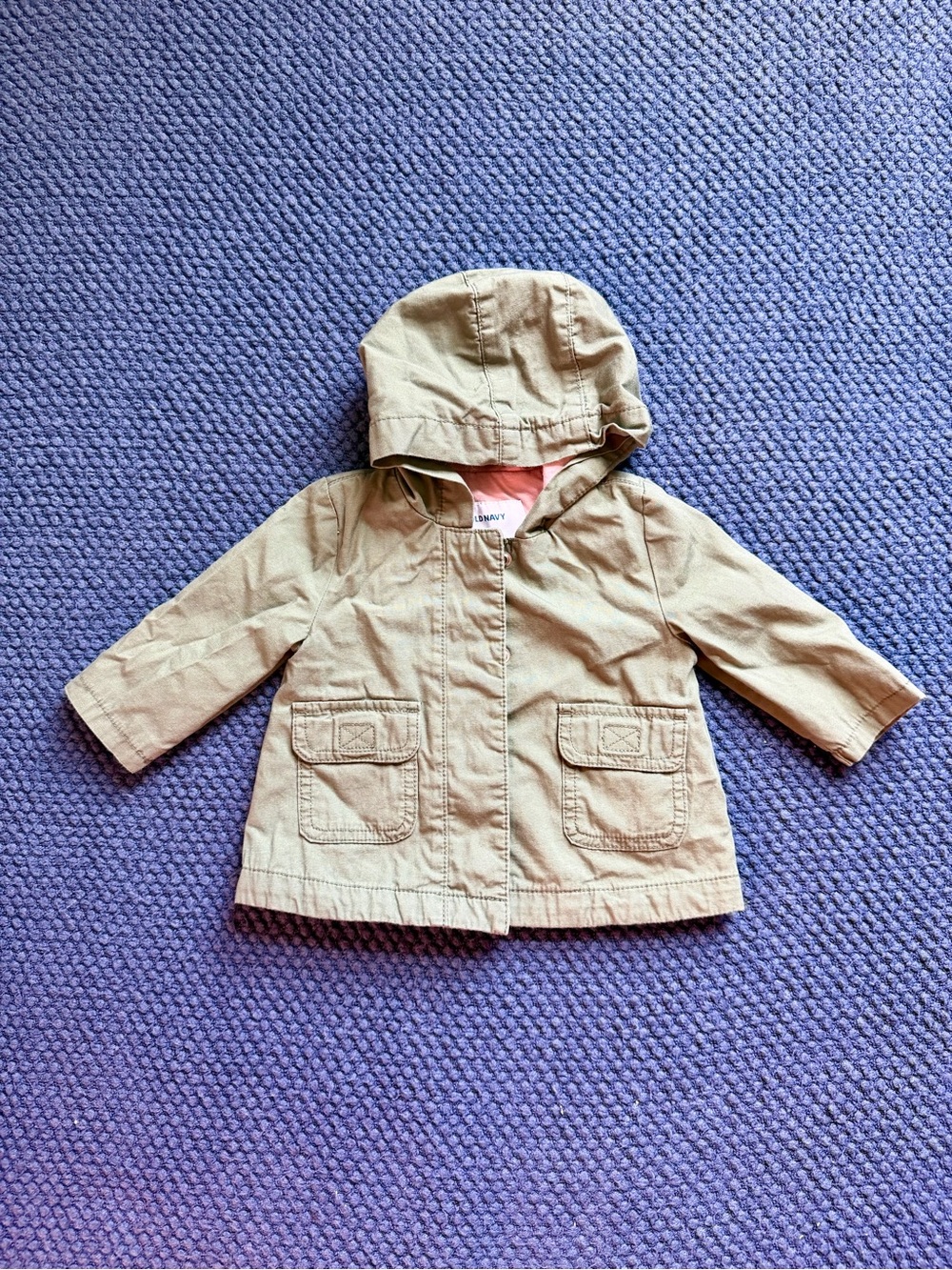 Old Navy Toddler Hooded Green Canvas Jacket